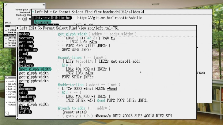 Left (โปรแกรมเขียนบันทึก เน้นความเรียบง่าย ไม่มีสิ่งรบกวน)