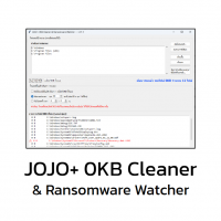 JOJO+ 0KB Cleaner & Ransomware Watcher (โปรแกรมตรวจหาไฟล์เสีย 0 KB)