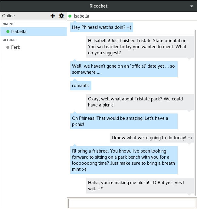 Ricochet Refresh (โปรแกรมแชทนิรนามแบบ Peer-to-Peer) Ricochet Refresh (โปรแกรมแชทนิรนามแบบ Peer-to-Peer)