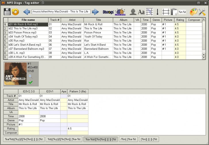 MP3 Diags (โปรแกรมสำหรับตรวจหาความผิดปกติในไฟล์ MP3)
