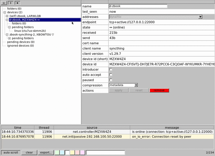 Syncspirit (โปรแกรมซิงค์ข้อมูลระหว่างอุปกรณ์อัตโนมัติ)