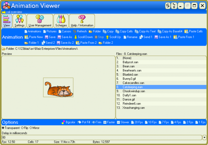 โปรแกรมดูรูป และแต่งรูป Animation Viewer