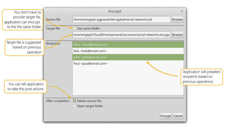 โปรแกรมเข้ารหัส ถอดรหัสไฟล์ PGP Tool