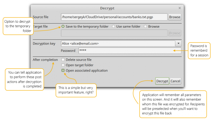 โปรแกรมเข้ารหัส ถอดรหัสไฟล์ PGP Tool