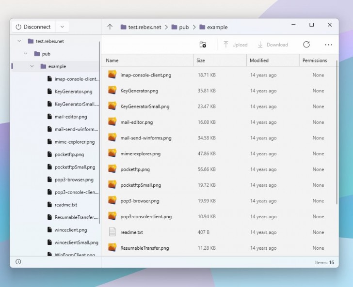 MyFTP (โปรแกรม FTP Client เรียบง่าย, รวดเร็ว, น้ำหนักเบา และสวยงาม)