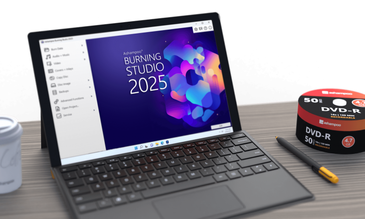 Ashampoo Burning Studio (โปรแกรมไรท์แผ่น CD DVD Blu-ray ครบวงจร) : 