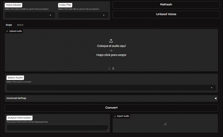 โปรแกรมแปลงเสียงคุณภาพสูง Applio
