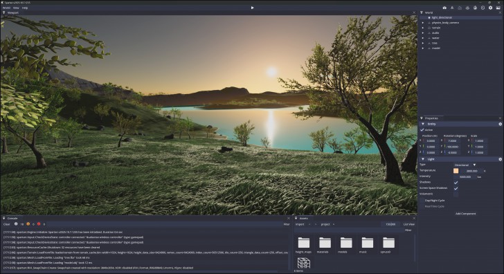 Spartan Engine (โปรแกรมสร้างเกมสุดเจ๋ง)