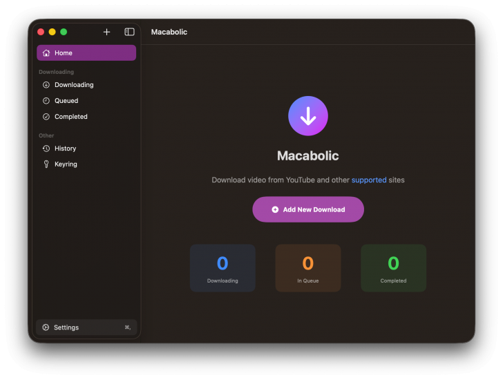 Macabolic (โปรแกรมดาวน์โหลดวิดีโอ และเสียง จากเว็บไซต์สำหรับ macOS) Macabolic (โปรแกรมดาวน์โหลดวิดีโอ และเสียง จากเว็บไซต์สำหรับ macOS)