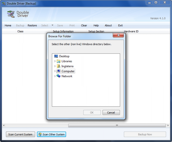 Double Driver (โปรแกรมสำรองไดรเวอร์ภายในระบบปฏิบัติการ)