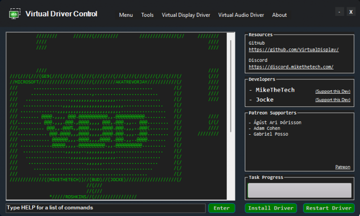 โปรแกรมจำลองหน้าจอ Virtual Display Driver