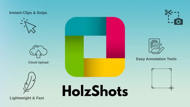 โปรแกรมแคปหน้าจอ อัดวิดีโอหน้าจอ HolzShots