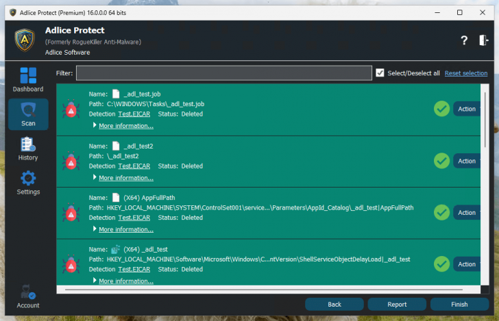Adlice Protect (โปรแกรมเดิมคือ RogueKiller ลบมัลแวร์ แก้คอมค้าง) : 