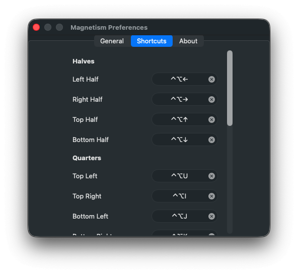 Magnetism (โปรแกรมจัดการหน้าต่าง หน้าจอสำหรับ macOS) Magnetism (โปรแกรมจัดการหน้าต่าง หน้าจอสำหรับ macOS)