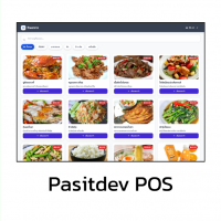 Pasitdev POS (เว็บแอปพลิเคชันธุรกิจร้านอาหาร ระบบงานขาย ฟังก์ชันครบ)