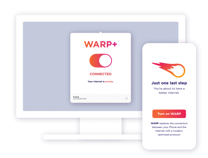 1.1.1.1 w/ WARP (โปรแกรมเพิ่มความปลอดภัย ความเป็นส่วนตัวในการใช้เน็ต)