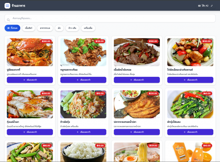 เว็บแอปพลิเคชันธุรกิจร้านอาหาร และระบบขายหน้าร้าน Pasitdev POS เว็บแอปพลิเคชันธุรกิจร้านอาหาร และระบบขายหน้าร้าน Pasitdev POS
