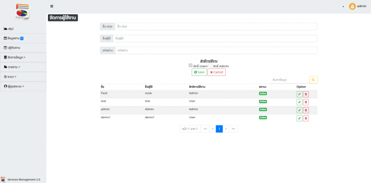 เว็บแอปพลิเคชันบริหารงานงานซ่อม และทีมช่างแบบครบวงจร Service & Help Desk Management System