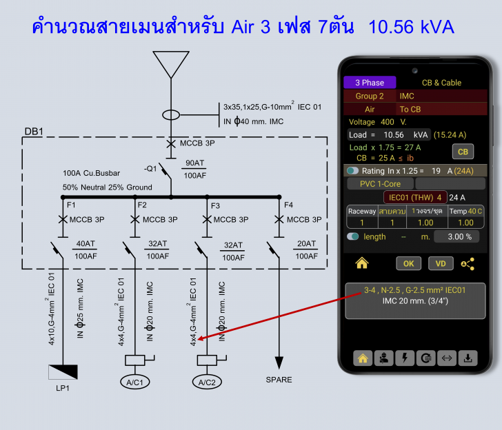 แอปพลิเคชัน หาสายไฟฟ้า