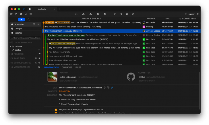 SourceGit (โปรแกรมไคลเอนต์แบบ GUI สำหรับผู้ใช้ GIT) SourceGit (โปรแกรมไคลเอนต์แบบ GUI สำหรับผู้ใช้ GIT)