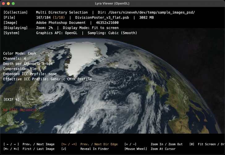 Lyra Viewer (โปรแกรมดูรูปบน macOS ความเร็วสูง ใช้ GPU ช่วยทำงาน)