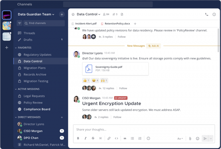 Mattermost (โปรแกรมสื่อสาร และทํางานร่วมกันแบบออนไลน์ บนระบบคลาวด์)