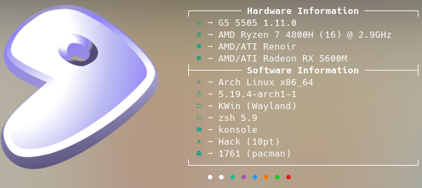 Fastfetch (โปรแกรมดูสเปกคอม สเปกเครื่องผ่าน Terminal) Fastfetch (โปรแกรมดูสเปกคอม สเปกเครื่องผ่าน Terminal)