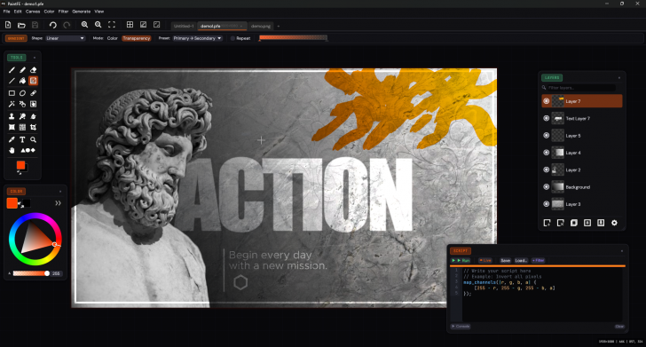 PaintFE (โปรแกรมแก้ไขภาพ ทำงานไว แถมมี AI ช่วยลบภาพพื้นหลัง)