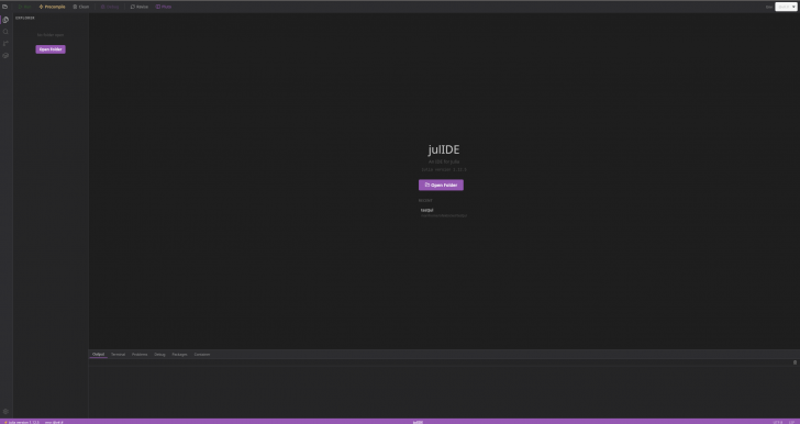 julIDE (โปรแกรม IDE สำหรับเขียนภาษา Julia)