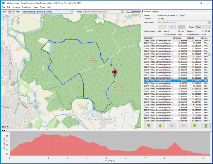 Route Converter (โปรแกรมจัดการ และแปลงข้อมูล ทางภูมิศาสตร์ GPS)