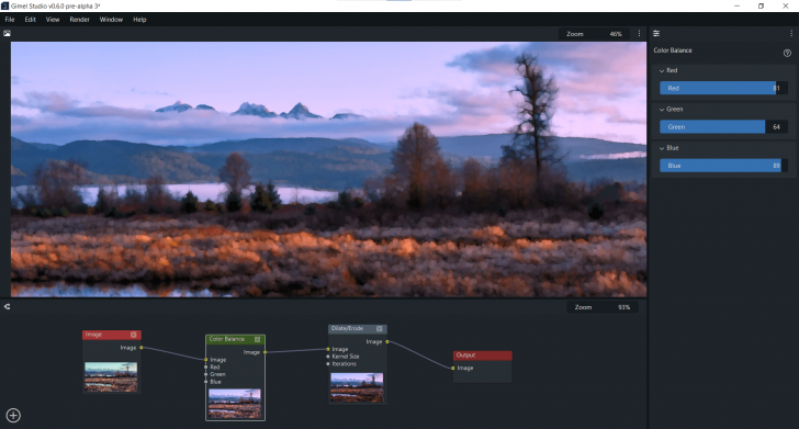 Gimel Studio (โปรแกรมแก้ไขภาพ 2D แบบไม่ทำลายต้นฉบับ)