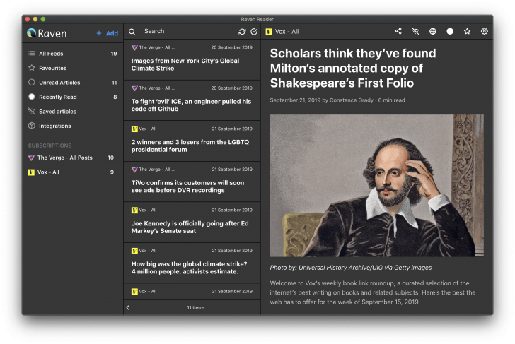 Raven Reader (โปรแกรมรวมข่าวสาร และบทความจากเว็บต่าง ๆ ไว้ในที่เดียว) Raven Reader (โปรแกรมรวมข่าวสาร และบทความจากเว็บต่าง ๆ ไว้ในที่เดียว)