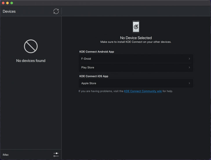 KDE Connect (โปรแกรมเชื่อมต่อมือถือกับ PC ซิงค์ข้อมูล รับส่งไฟล์ ฯลฯ)