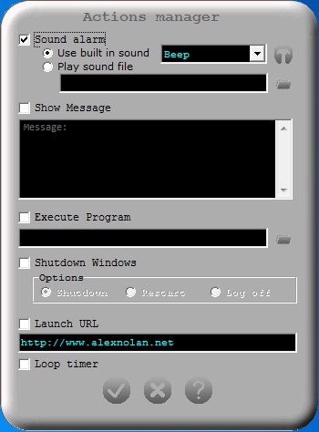 Chronometask (โปรแกรมสั่งคอมพิวเตอร์ทำงานตามคำสั่งที่กำหนดเวลาไว้)