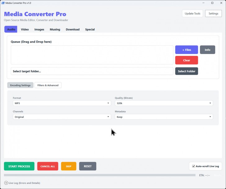Media Converter Pro (โปรแกรมแปลงไฟล์ ประสิทธิภาพสูง มี Local AI)