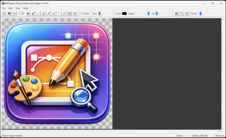 โปรแกรมสร้าง และแก้ไขไอคอน Pyicon Editor โปรแกรมสร้าง และแก้ไขไอคอน Pyicon Editor