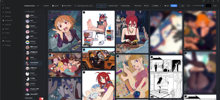 Pikura (โปรแกรมจัดการ ค้นหา และดาวน์โหลดภาพจาก Pixiv) Pikura (โปรแกรมจัดการ ค้นหา และดาวน์โหลดภาพจาก Pixiv)