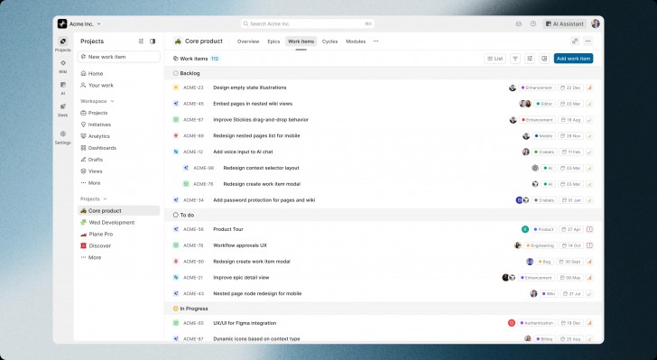 Plane (โปรแกรมจัดการโปรเจกต์ Agile ด้วยระบบ AI และ Workflows อัจฉริยะ) Plane (โปรแกรมจัดการโปรเจกต์ Agile ด้วยระบบ AI และ Workflows อัจฉริยะ)