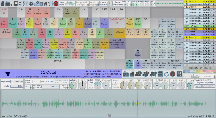 Soundplant (โปรแกรมเปลี่ยนคีย์บอร์ดคอมพิวเตอร์ ให้เป็นเครื่องดนตรี) : 