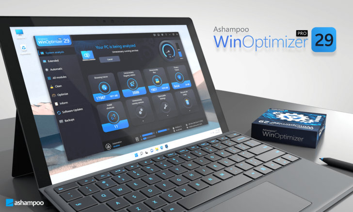 โปรแกรมเร่งความเร็วคอมพิวเตอร์ Ashampoo WinOptimizer