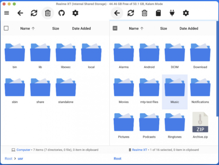 OpenMTP โปรแกรมโอนย้ายข้อมูลจาก Android ไปเครื่อง Mac OpenMTP โปรแกรมโอนย้ายข้อมูลจาก Android ไปเครื่อง Mac