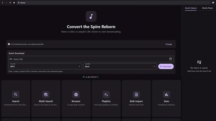 Convert The Spire Reborn (โปรแกรมรวมเครื่องมือโหลด แปลงไฟล์ เล่นเพลง) Convert The Spire Reborn (โปรแกรมรวมเครื่องมือโหลด แปลงไฟล์ เล่นเพลง)