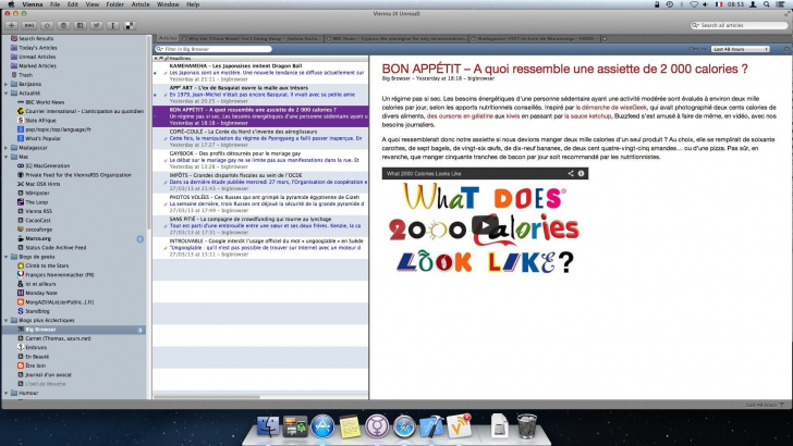 Vienna (โปรแกรมอ่านข่าว RSS Feed สำหรับผู้ใช้ Mac) Vienna (โปรแกรมอ่านข่าว RSS Feed สำหรับผู้ใช้ Mac)
