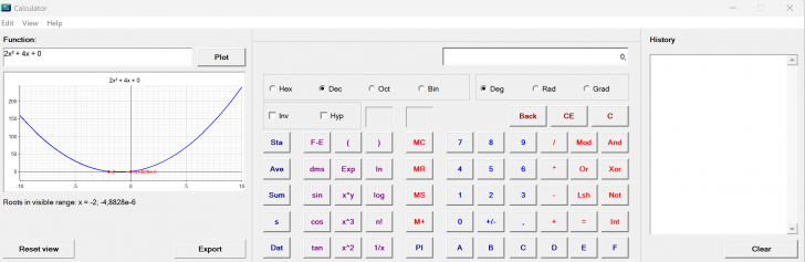 โปรแกรมเครื่องคิดเลข OpenCalc