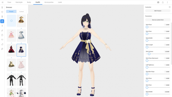VRoid Studio (โปรแกรมสร้างตัวละคร 3D ง่ายๆ สำหรับสายอนิเมะ) : 
