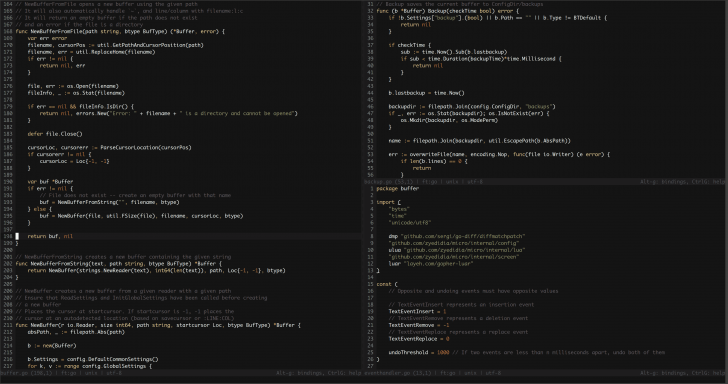 Micro (โปรแกรม Text Editor บน Terminal ใช้งานง่าย พกพาสะดวก) Micro (โปรแกรม Text Editor บน Terminal ใช้งานง่าย พกพาสะดวก)