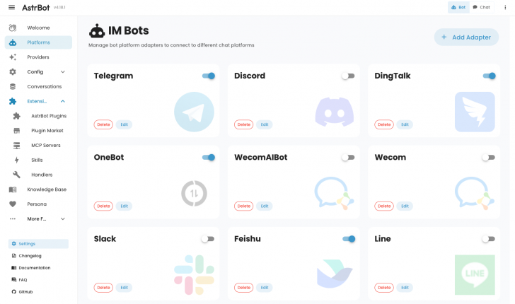 AstrBot Desktop (โปรแกรมผู้ช่วย AI อัจฉริยะ เพื่อการสื่อสารในองค์กร)