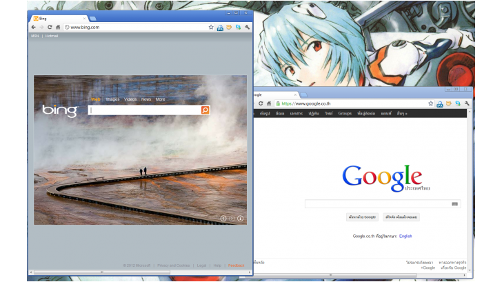 วิธีง่ายๆ ในการเปิดหน้าต่างใน Windows 7 พร้อมกัน 2 อัน เพื่อเปรียบเทียบข้อมูล