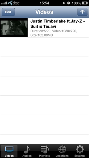 วิดีโอหลังก๊อปปี้ผ่าน iFunbox