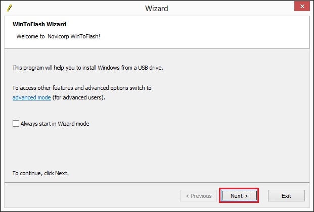 ติดตั้ง Windows ด้วย WinToFlash_03 ติดตั้ง Windows ด้วย WinToFlash_03